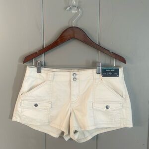 NWT Hollister Beige Cargo Shorts Classic Low Rise Y2K Preppy Granola Girl Beach
